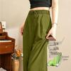 2026 Damen Übergröße Schnelltrocknende Eis Seide Crop Pants: Vielseitig, Elastisch, Lässige Sommerpassform