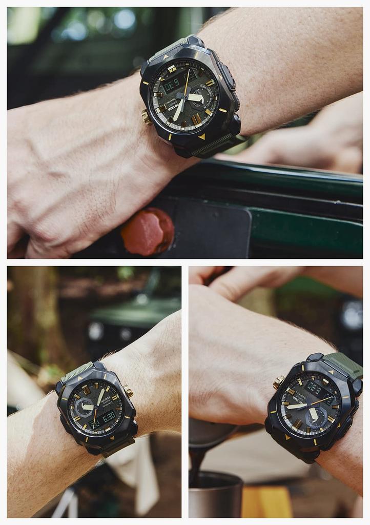Protrek Watch Climber Line Radio Solar Biomass Plastic Green [Casio] [] PRW-6900Y-3JF Men's