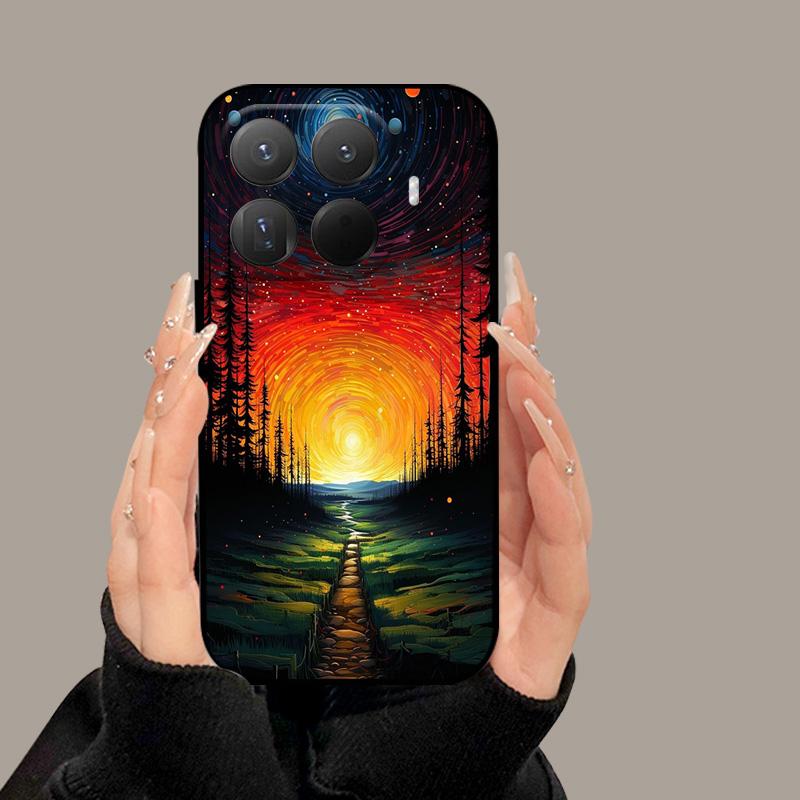 For Xiaomi 15T Pro / 15T Case Fashion Painted Soft Matte Silicone Back Cover For Xiaomi 15 T 15T Pro 5G Full Phone Shell Coque
