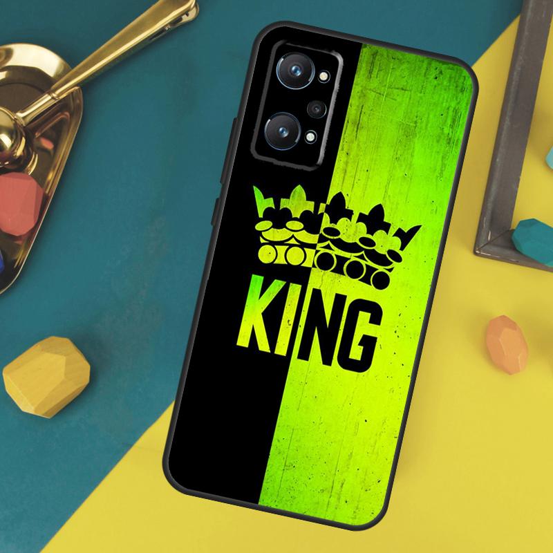 King Queen Art Case For Realme C67 C75 C61 C55 C53 C51 C21Y C25S 10 11 12 13 14 Pro Plus GT 6T 6 5 GT7 Pro