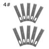 Ambachtelijke Snijmesen DIY Handgereedschap 1 Set 10 Stuks Handwerk Graveren Zilverstaal
