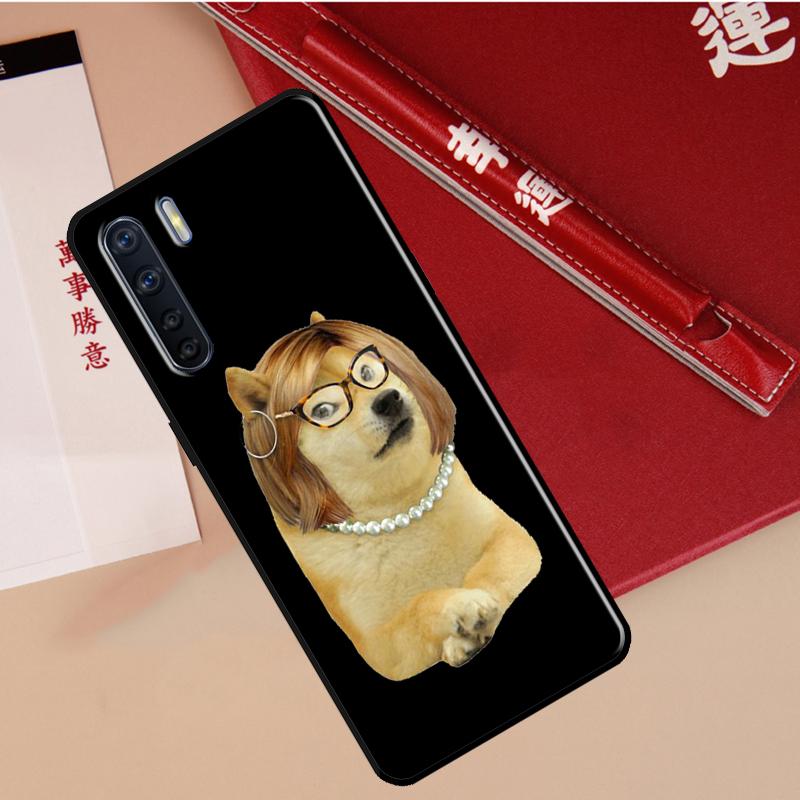 Cheems Doge Meme Funny Doggy Case For Oppo A80 A58 A5 Pro A15 A16 A17 A57 A77 A94 A74 A54 A76 A96 A40 A60 A18 A38 A78 A98