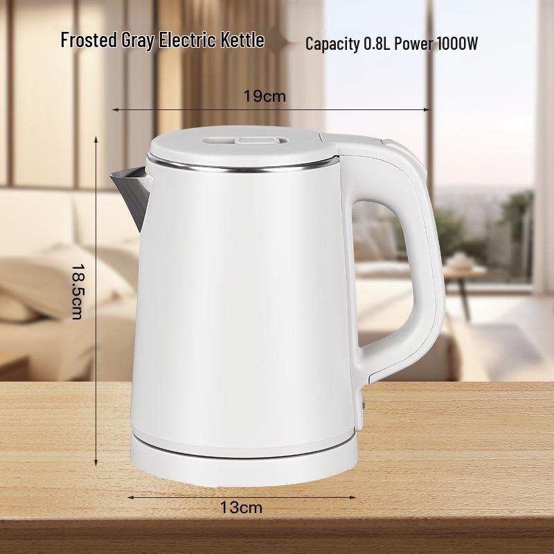 Compact 304 Stainless Steel Electric Kettle for Hotel Rooms & B&Bs