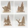 3D Wooden Christmas Tree Puzzle, Wooden DIY Crafts, Christmas Party Home Table Decoration Christmas Decorations for Home