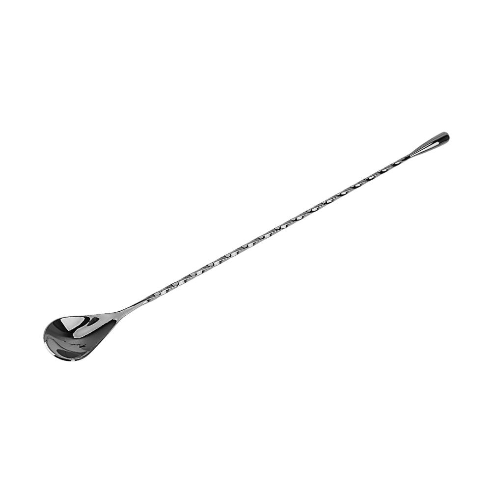 Bar Teadrop Spoon Bar Tool Spiral Pattern Stainless Steel Stir Spoon Mixing Cocktail Spoon Bartender Tools