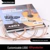 Alice 203 Folk Acoustic Guitar Strings Set: Includes 1st to 6th Strings for Single or Bulk Purchase
