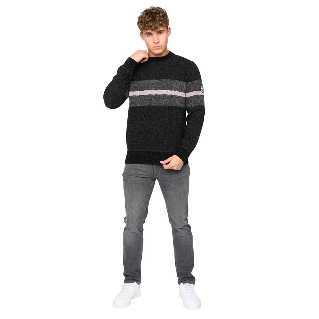 Bewley & Ritch Herren Maskell Strickpullover mit Rundhalsausschnitt