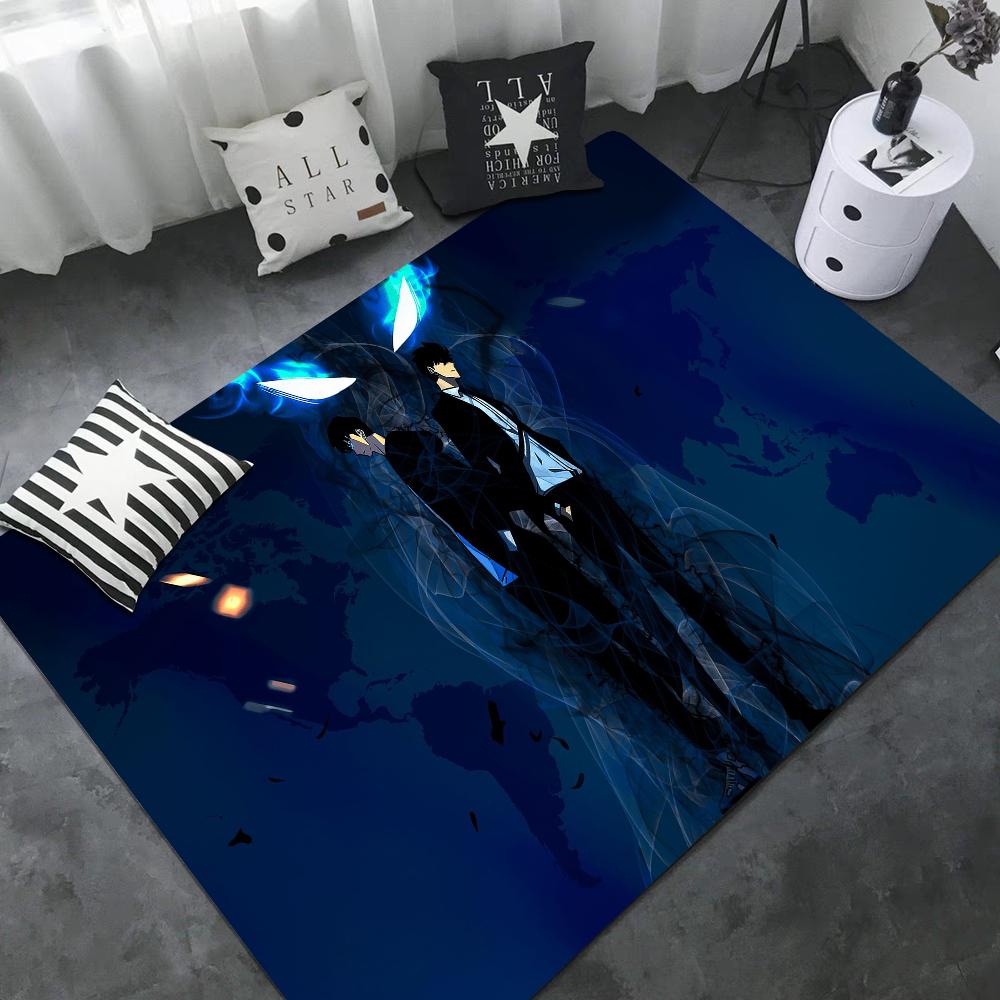 Anime Solo Leveling Maty Pokojowe Tańsze Antypoślizgowe Nowoczesny Salon Balkon Drukowane Nowoczesny Wystrój Domu
