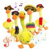 Talking Animals Electric Duck Plush Toy Music Singing Dancing Duck Toy  Children