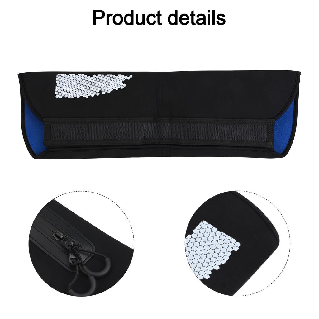 Waterproof Neoprene Cover for Ebike Batteries 32cm To 40cm Reflective Safety