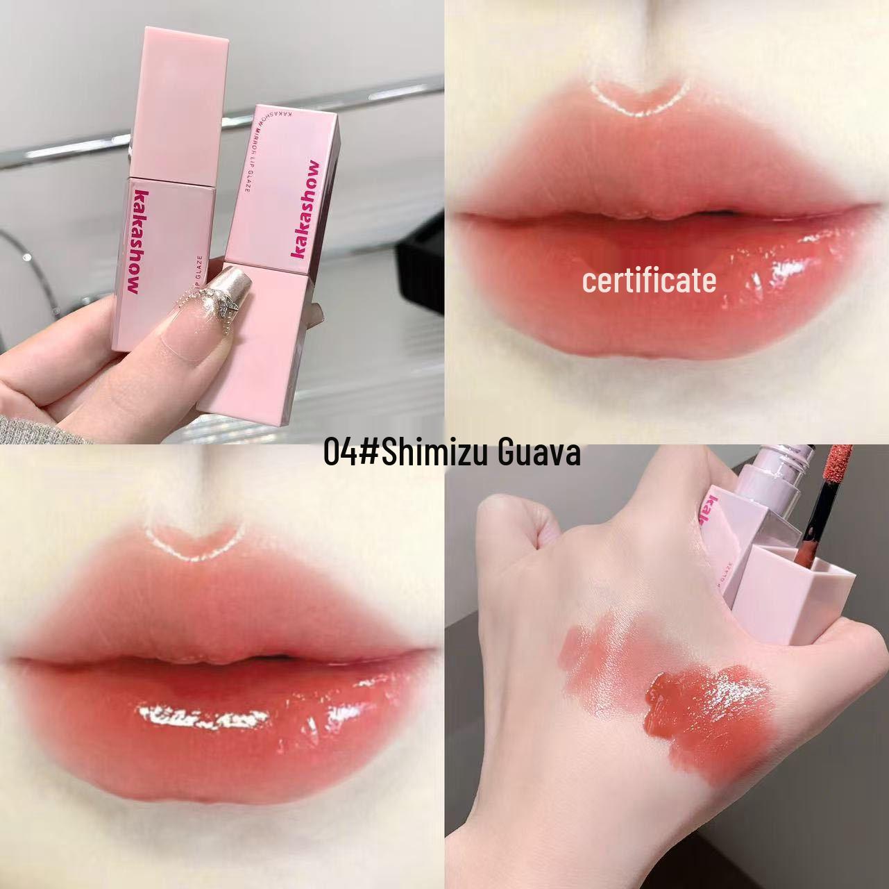 Kakashow Hydrating Mirror Lip Gloss: Translucent, Plumping, Soft Mist Shine 2g