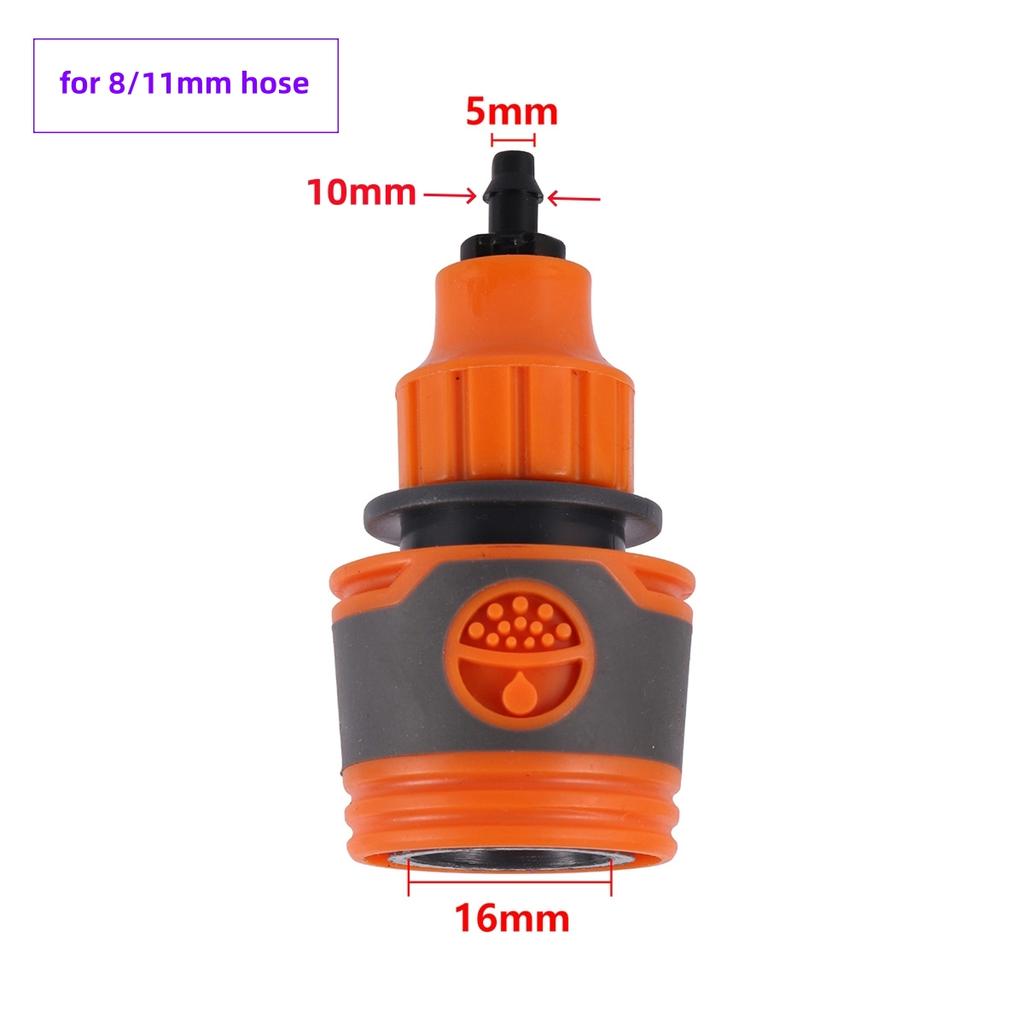 Gartenschlauchanschluss 1/4" 3/8" Schlauch Schnellkupplungen 4/7mm 8/11mm Dorn Wasserrohrverbindungen Bauernhof Hof Tropfbewässerungsadapter 5/10 Stück
