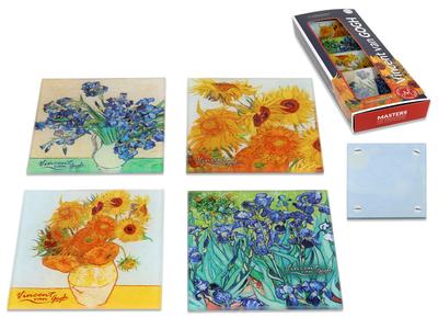 Kpl. 4 Podkładek Szklanych - V. Van Gogh (Carmani)