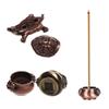 Brass Incense Burner Holder For Incense Stick Coil Bottle Gourd Shaped Copper Incense Holder Copper Censer