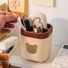 Large Capacity Pen Container Multifunctional Desktop Storage Bucket Desktop Storage Box  Students