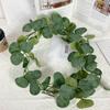 Artificial Simulation Green Plant Vine 72 Mesh Money Leaf Eucalyptus Leaf Home Decoration Simulation Eucalyptus Vine