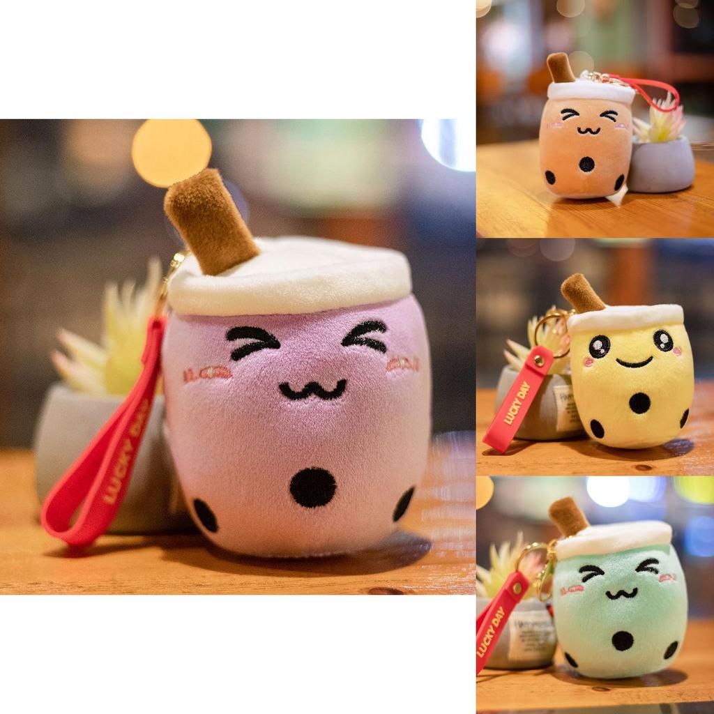 Original Bubble Tea Boba Cups Plush Key Chain Plush Toy For Christmas Gifts
