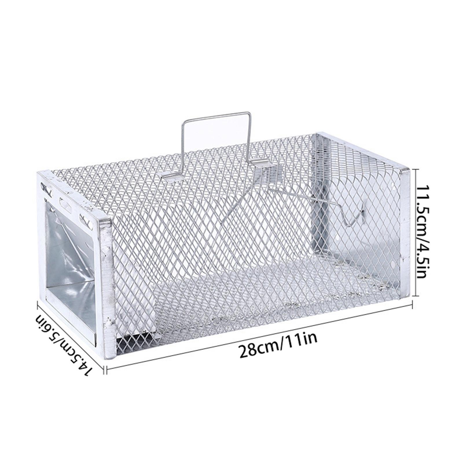 

Humane Double Door Reusable Catching Mice Mouse Traps Bait Snap Rodent Catcher Mousetrap Rat Hunting Cage with Firm Packaging