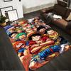Colorful One Piece Anime Carpet with Luffy and Crew Design Suitable for Use As an Anti-slip for Living Room Bedroom Sofas
