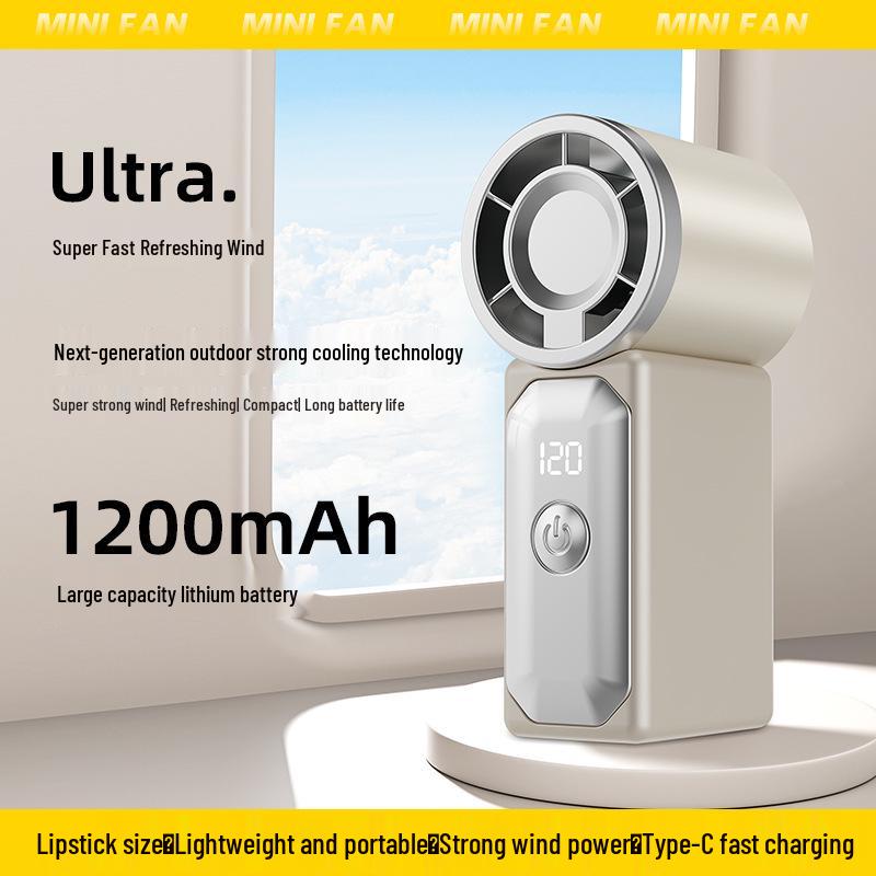 

Portable USB Rechargeable High-Speed Mini Handheld Fan 57mm x 157mm