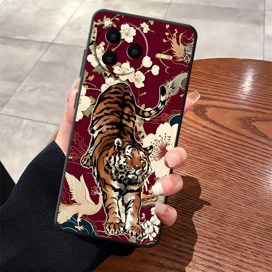 Cool Tiger Leopard Case for Xiaomi Redmi A4 A1 A2 Plus 14C K40 K80 Pro 9 10 A3 13C 12C A5 Funda Phone Cover