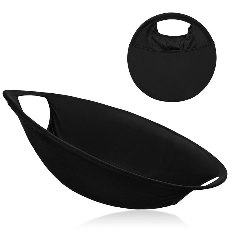 Portable Dirty Clothes Basket Foldable Storage Basket Creative New Drum Laundry Storage Basket Laundry Basket Storage Basket чёрный