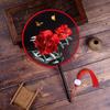 Floral Pattern Embroidery Fan Silk Silk Fan Vintage Chinese Style Fan  Hanfu Accessory