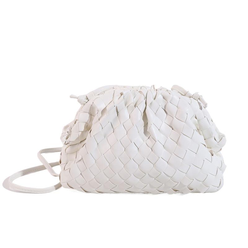 New Temperament Woven Women's Bag Cloud Bag Summer Women's Versatile High-end Bag Niche Shoulder Messenger Bag
