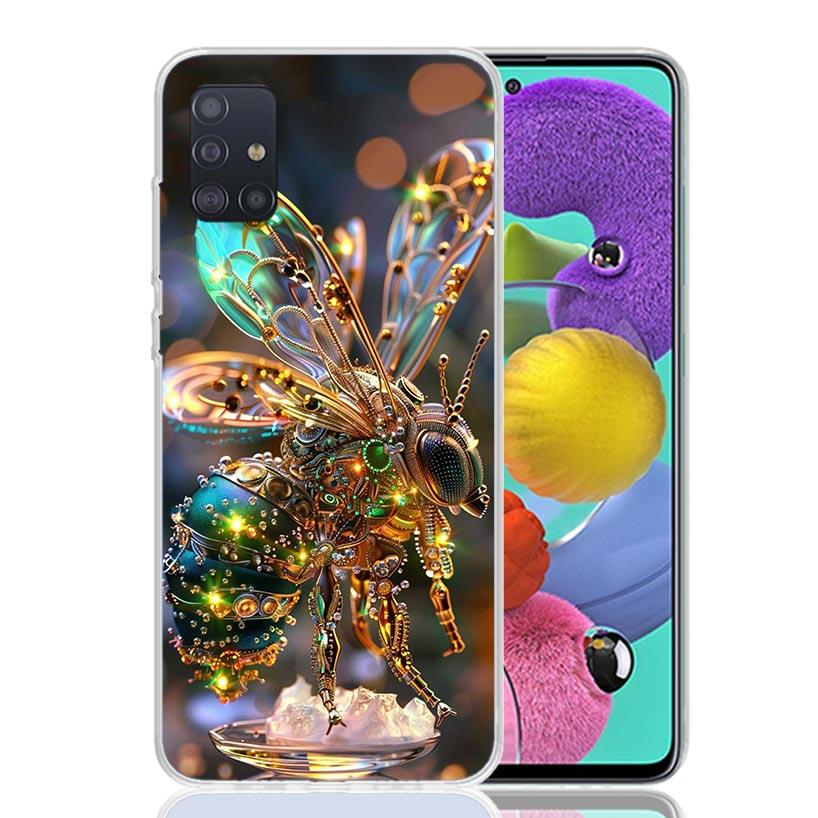 Bee Keeping Honey Animal Phone Case For Samsung Galaxy A52 A32 A22 A12 A02S A50S A30S A51 A31 AA71 Note 20 Ultra 10 S10 Plus Gal