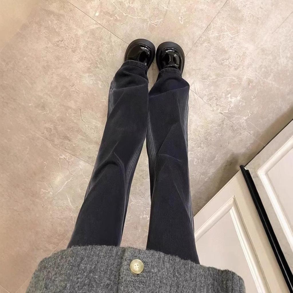 Petite Women's 2024 Retro Micro Flare Jeans for Spring and Autumn