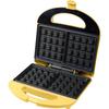 Bestron Gaufrier Au Design Rétro Pour Des Gaufres De Bruxelles, Sweet Dreams, Pour 2 Gaufres, 700 W, Couleur: Jaune