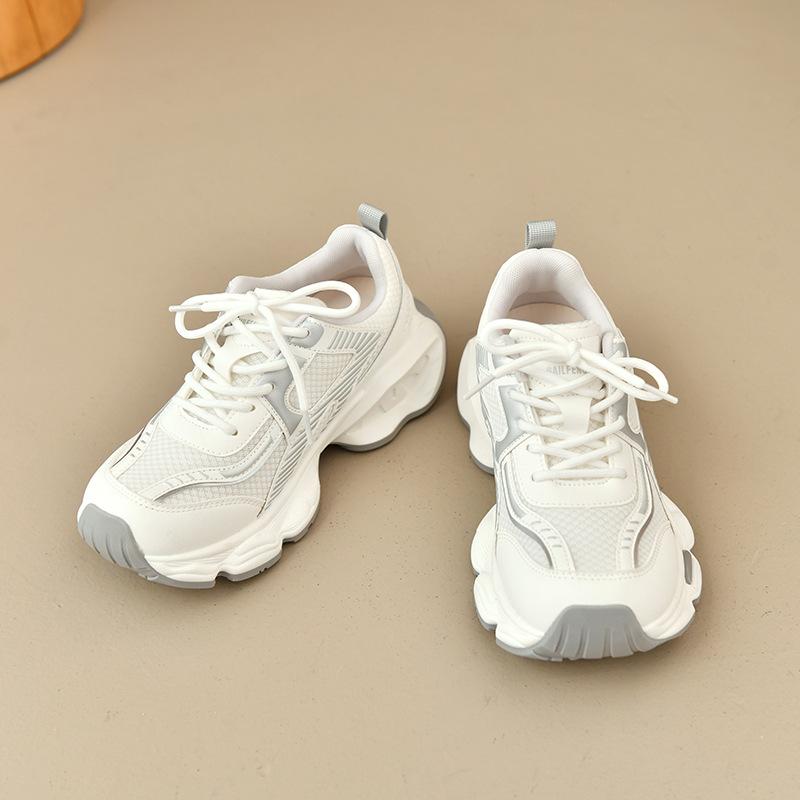 

Thick-soled summer fashion mesh dad shoes women s 2025 new women s shoes breathable sports shoes thin casual mesh shoes women 35