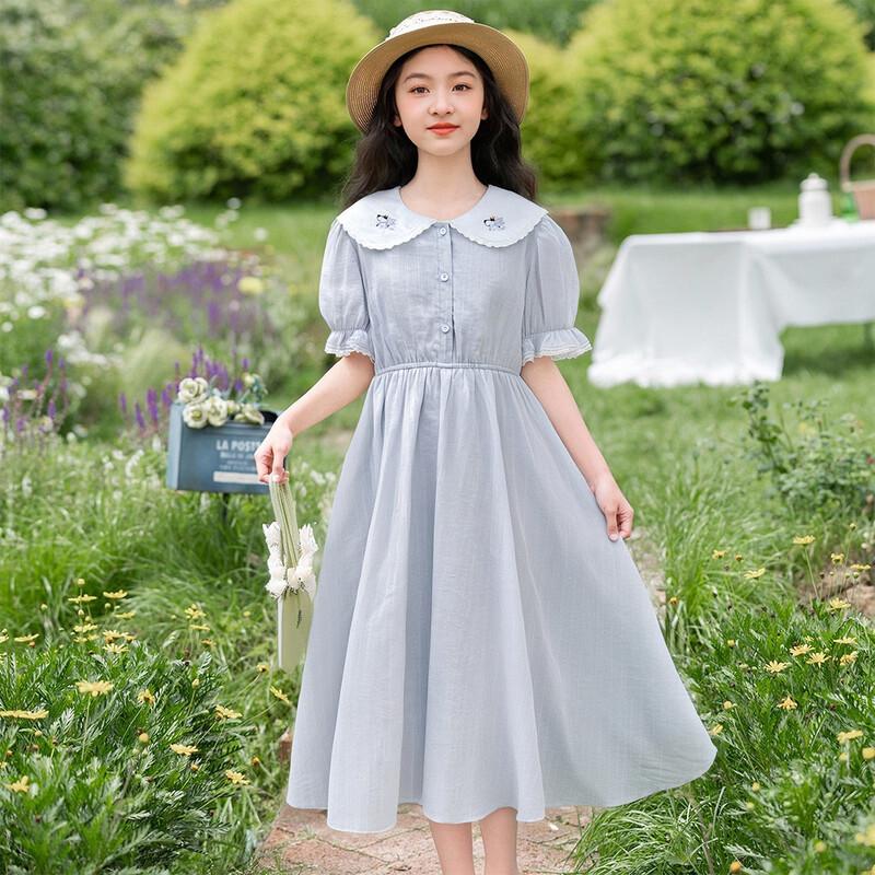 YinFou Girls Summer Chiffon Princess Dress L