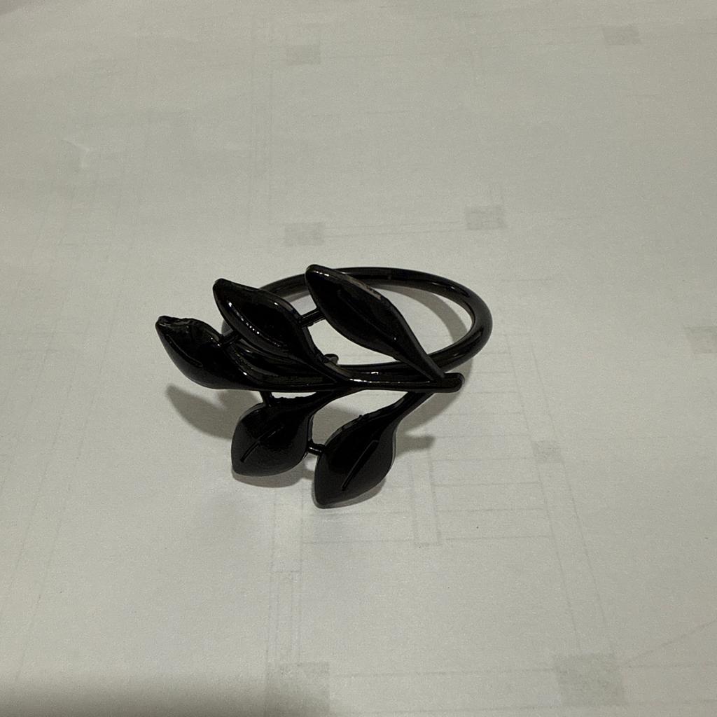 Diamond Napkin Ring Leaf Napkin Ring 6pcs