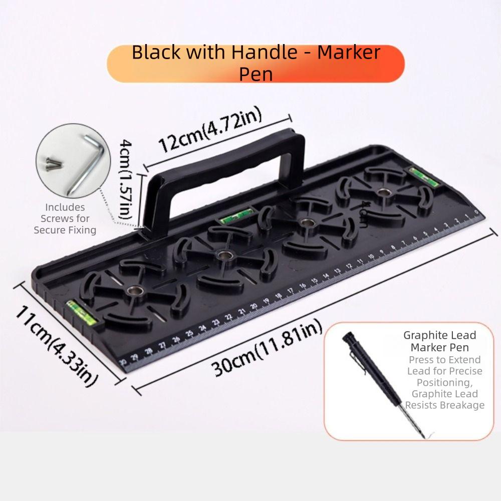 With 30 Cm Ruler Drilling Template For Sockets Drilling Positioning Plate Installation