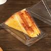 100Pcs with Lids Sandwich Triangle Case PET Wedge Boxes New Sandwich Packing Box  Kitchen