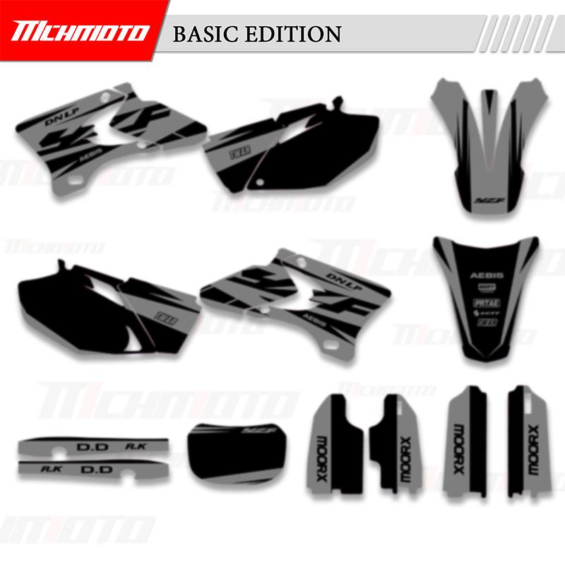 MCHMFG For YAMAHA YZ250F YZ450F 2003 2004 2005 Motorcycle Team Graphics Background Decal Sticker Kit YZF 250 450 YZF 450