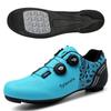 Nuove Scarpe da Ciclismo da Esterno Scarpe da Uomo e da Donna Scarpe da Bicicletta Fibbia Rotante Blocco Montagna Blocco Strada Sbloccato