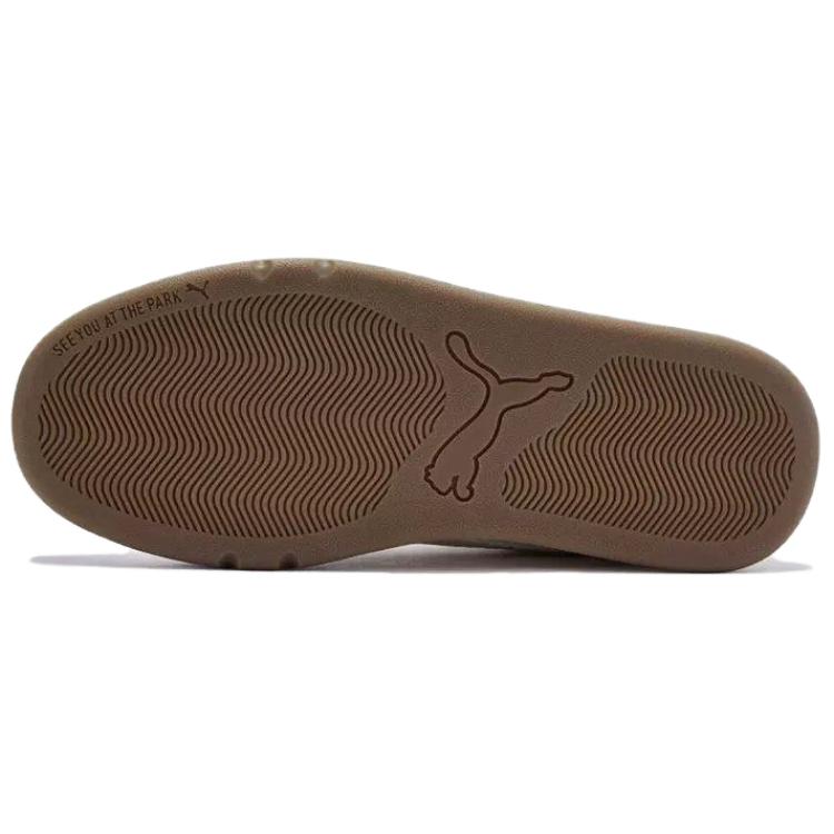 PUMA Park Lifestyle Fabric Low top Skateboard Shoes Unisex Gray White 406463-01