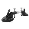 2 Jaws Suction Cup Angle Adjustable Rubber Pad Easy Grip Glass Lifter for Wood Ceramic 123mm