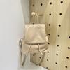 Compact texture retro brown backpack new simple versatile shoulder bag