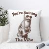 Marcus The Worm You're Ruining The Vibe Pillowcase Printing Cushion Cover Decorative Pillow Case Cover Home Zippered 45X45cm