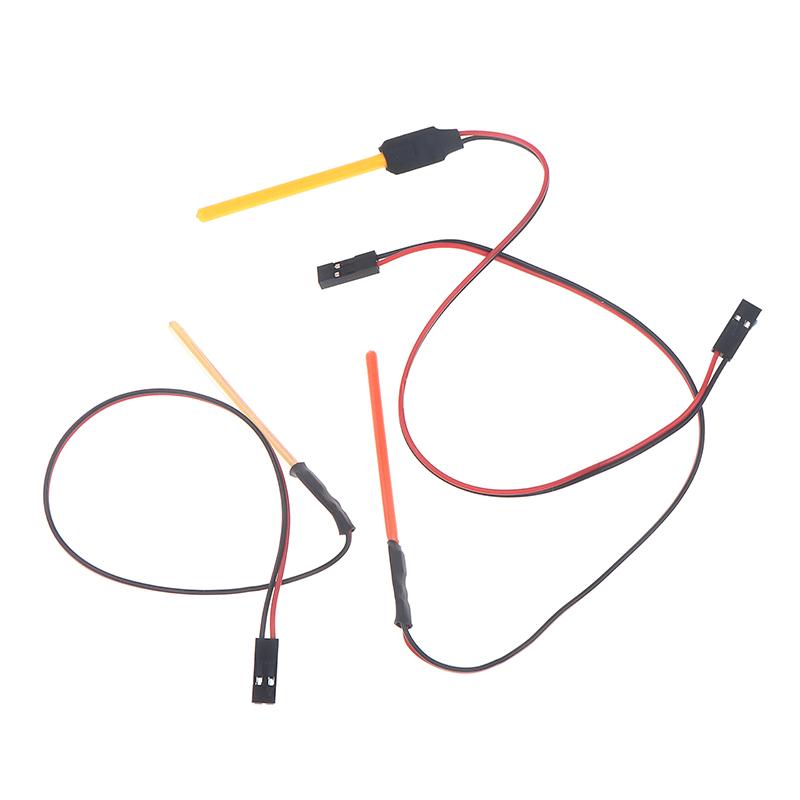 Simulation Glowing Flagpole Led Light For 1/18 1/24 Rc Crawler Car Upgrade Parts Decoration Accessories