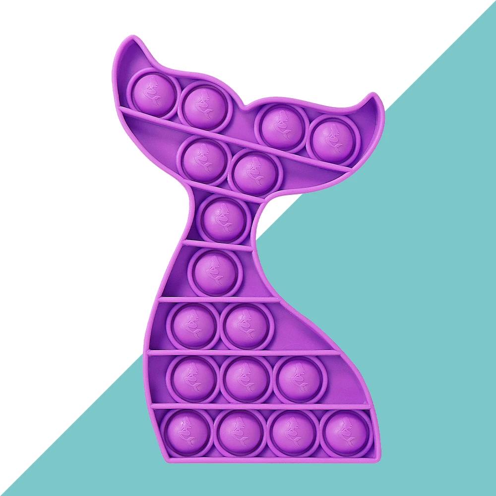 Push Bubble Toys Fidget Sensory Toy Stress Relief Toys Pack for Kids Adults Rainbow Anti-Anxiety Tools Office Stress Relief Toys