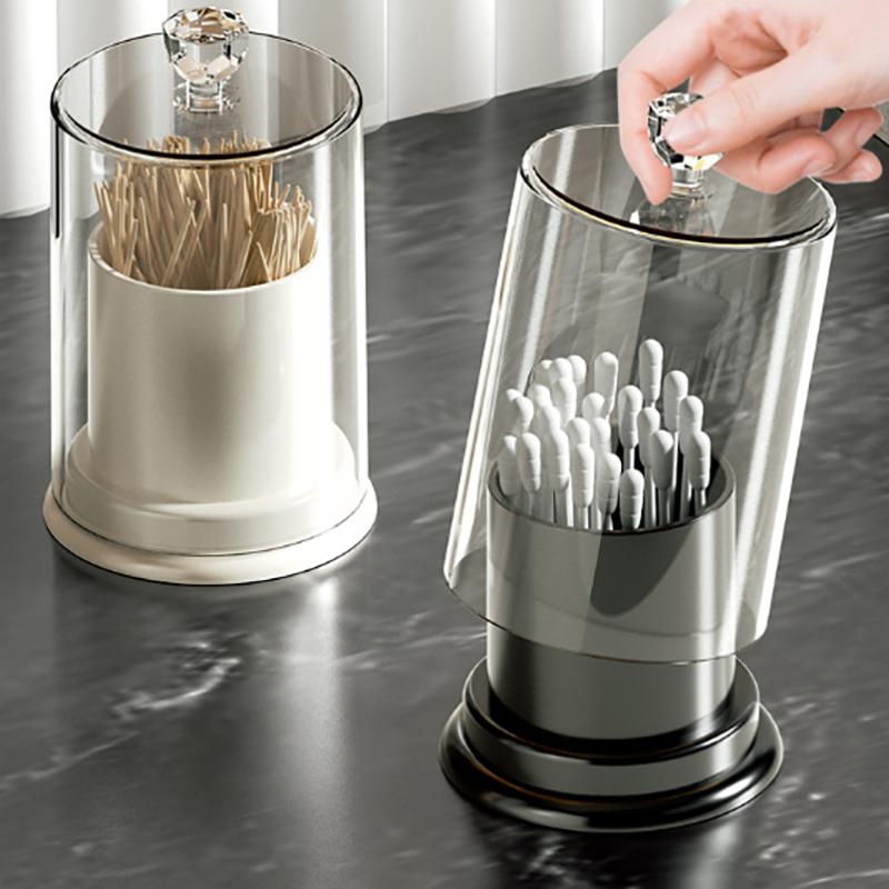 Přenosný držák párátek Kapesní dávkovač párátek Úložný kbelík Pokoj Pohodlný box na párátka Pokoj Obývací Domov