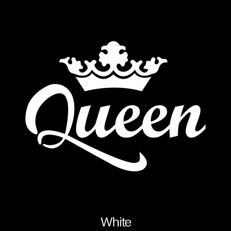 

1 шт. Наклейки на автомобіль CROWN QUEEN, Модна водонепроникна вінілова наклейка, Автонаклейка, Аксесуари для стайлінгу автомобіля, Декорації L
