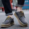 Summer Hot-Selling Cart Workwear Low-Top Casual Leather Shoes Genuine Leather Top Layer Outdoor Men'S Shoes Are Popular