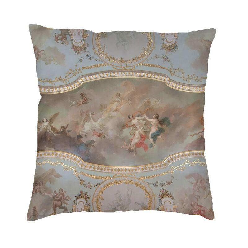 Luxury Via Triumphalis Of Saint Benedict Cushion Cover x Soft Baroque Throw Pillow Case Sofa Square Pillowcase Decoration