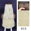 XINRAN Moda Damska Kolor Ombre Niewidoczny Długi Doczepiany Włos Syntetyczny Włókno Długie Falowane Ombre Cosplay Codzienne Noszenie Bez Klipsów Przedłużanie Włosów