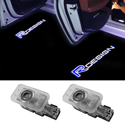 2pcs For XC90 XC60 XC40 V90 S90 V40 V60 S60 S80 Car Accesorios Car Door Light RDESIGN Logo Light Welcome Light